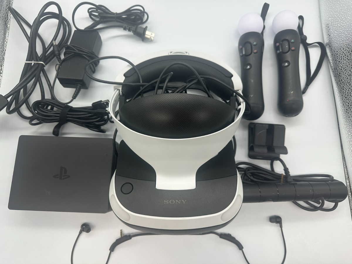 Sony PlayStation 4 PS VR 1 Bundle Camera + Official Headphones