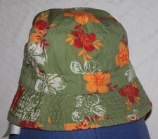 OLD NAVY tropical Hawaiian sun cap HAT clothes EUC Size M 6-12 Months