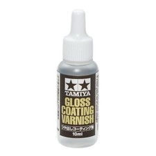 Barniz de revestimiento brillante Tamiya 87151 10 ml acabado transparente a base de agua para modelos