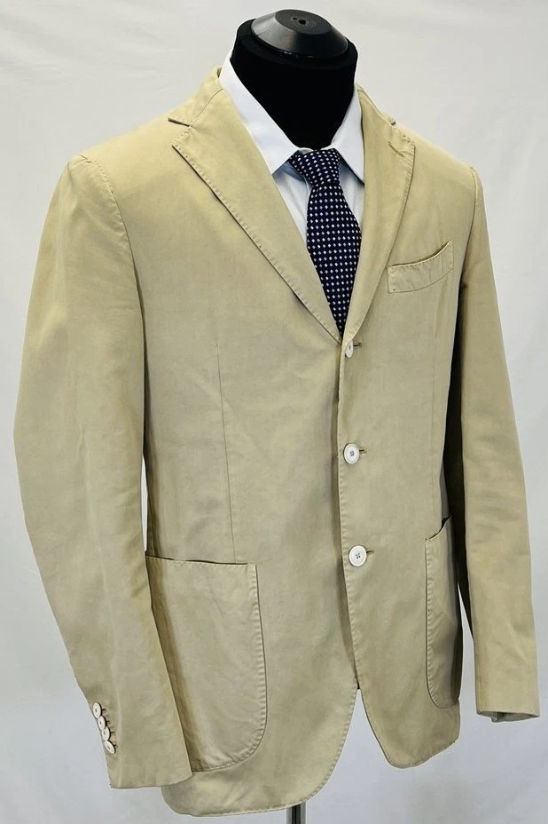 Casaco esportivo MICHELE NEGRI exclusivo designer italiano masculino jaqueta blazer tamanho 40 R - Imagem 2 de 4