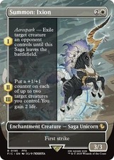 Summon: Ixion (Borderless) - Normal NM MTG Commander: FINAL FANTASY