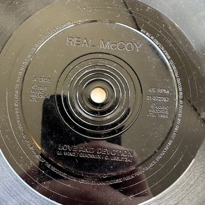Real McCoy - Love and Devotion 7'' Jukebox Single 1995 UK Logic Records Dance