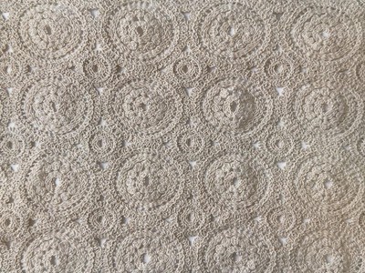 Häkel 100% Baumwolle Stoff Material KREISE