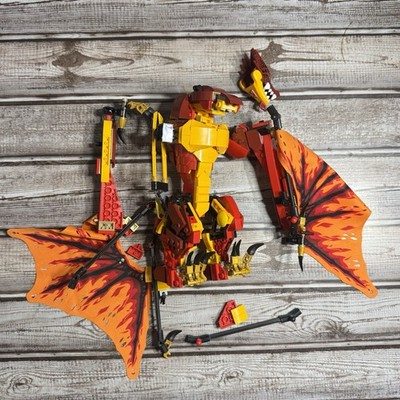 LEGO NINJAGO Legacy: Fire Dragon Attack (71753) Incomplete 