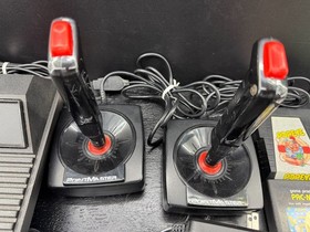 Atari 2600 Darth Vader CX-2600A Console Lot of 8 Games Pac-Man Asteroids Frogger