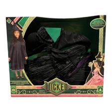 Wicked Deluxe Elphaba Black Defying Gravity Dress Up Set New Hat Not Included
