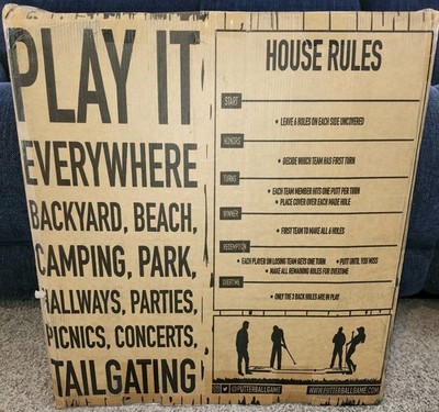 PutterBall Golf Pong Game Set Original Authentic Complete Set Backyard Game NEW