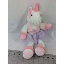 Russ Ophelia Unicorn Plush White Pink 14 Inch Stuffed Animal Toy