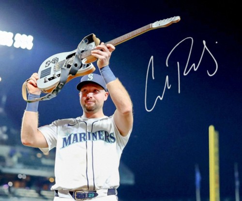 FRAMED CAL RALEIGH REPRINT 8X10 PHOTO SIGNED AUTO SEATTLE MARINERS FREE ...