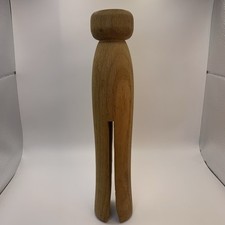 Vintage Wooden Clothes Peg Oversized 11.5”