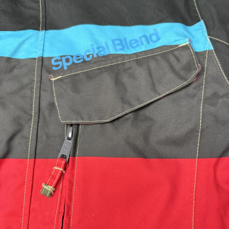 Специальная смесь куртка мужская маленький с капюшоном сноуборда пальто водонепроницаемый вентиляционные отверстия лыж снега - Изображение 3 из 4