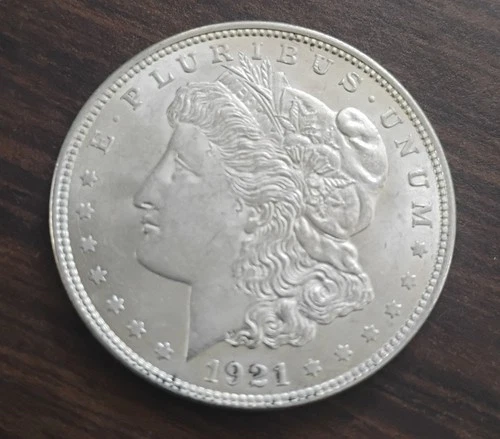 1921 P Morgan Silver Dollar Amazing Uncirculated shape Not Graded