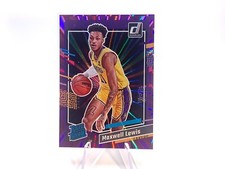 Maxwell Lewis 2023-24 Panini Donruss Rated Rookie #235 Holo Purple Laser