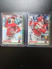 2019 Topps Holiday Shohei Ohtani Rookie Cup SP Variation Presents #HW33 & Base