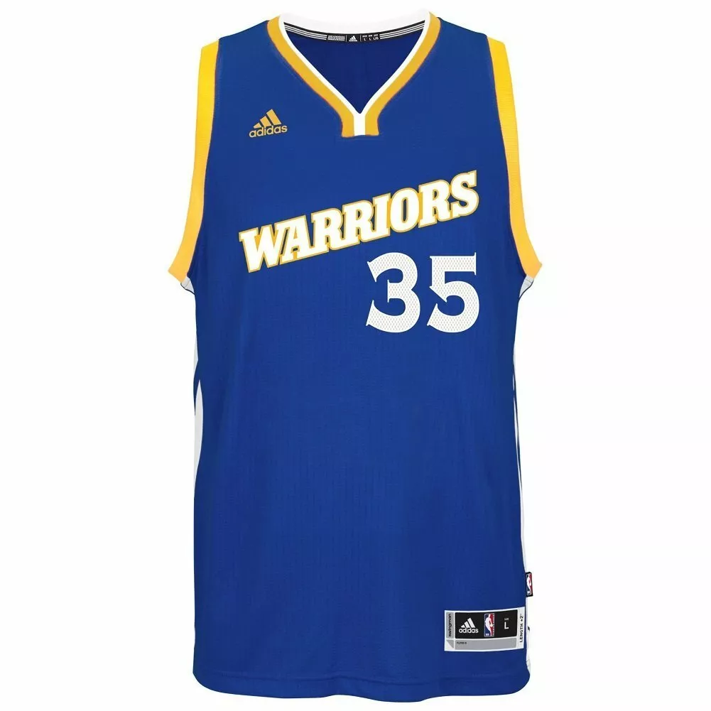 Adidas NBA Men's Golden State Warriors Kevin Durant #35 Swingman Jersey 