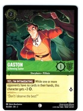 Lorcana Gaston Scheming Suitor 83/204 Cold Foil Rise of the Floodborn
