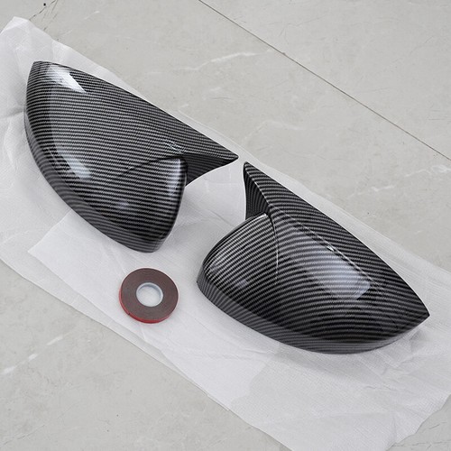Left &Right RearView Mirror Cover For Volkswagen Tiguan 2018 - 2022 Carbon Fiber - Picture 6 of 12