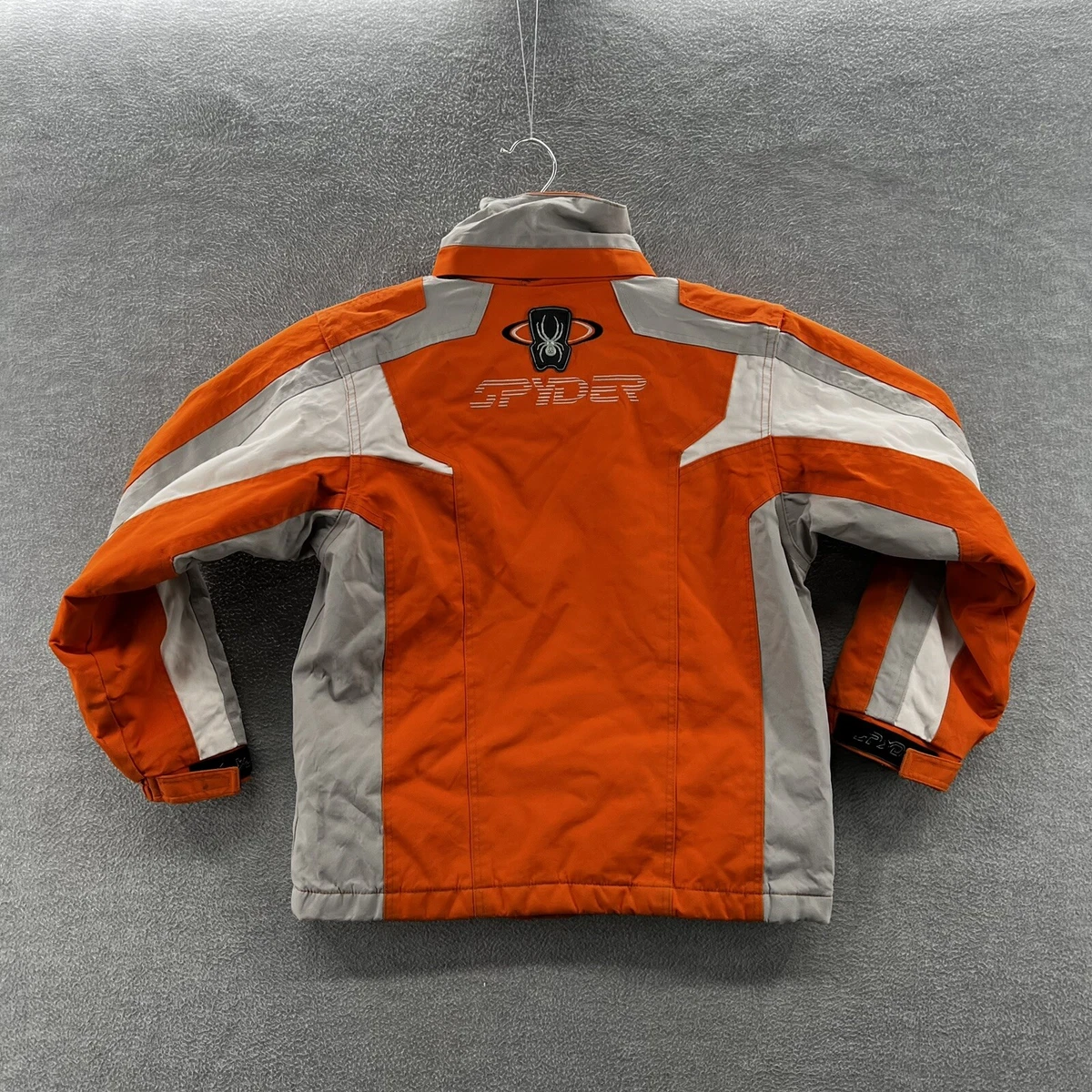 spyder boys size m dermizax ev 20k mm orange ski jacket