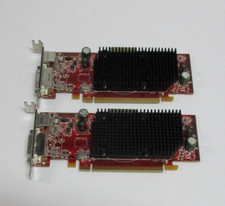 Lot of 2 ATI B170 AMD Radeon 256MB PCIe Graphics Video Card S-Video DVI 0YP477