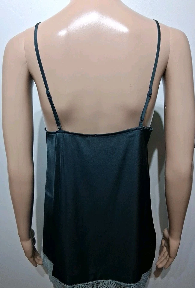 Camisola de satén Simone Perele verde satinado secretos talla EU 2/US S Foto 4 de 4