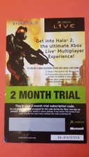 XBOX LIVE 2 Month Trial Promo Card / Insert Leaflet - Unused Code *EXPIRED*