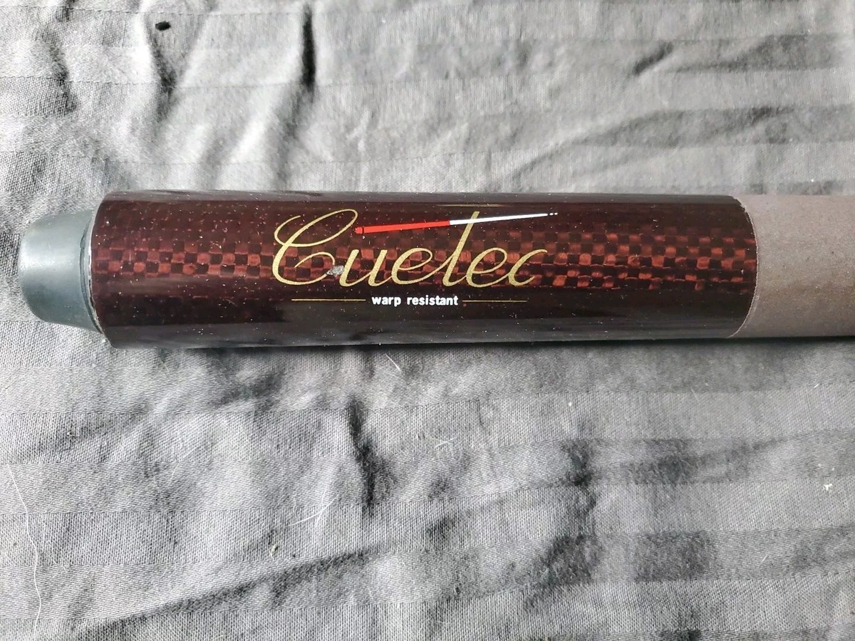 Cuetec Pool Cue Tru-Glide S.S.T. Earl Strickland Red Carbon