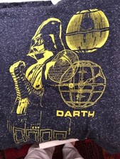 STAR WARS BOYS DARTH VADER T-SHIRT, SIZE Medium M Lucasfilm Blue 10-12