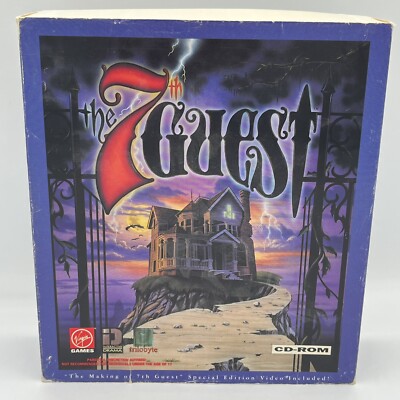 The 7th Guest Complete w/ Special Edition VHS Video Included 1992 CD-ROM HORROR