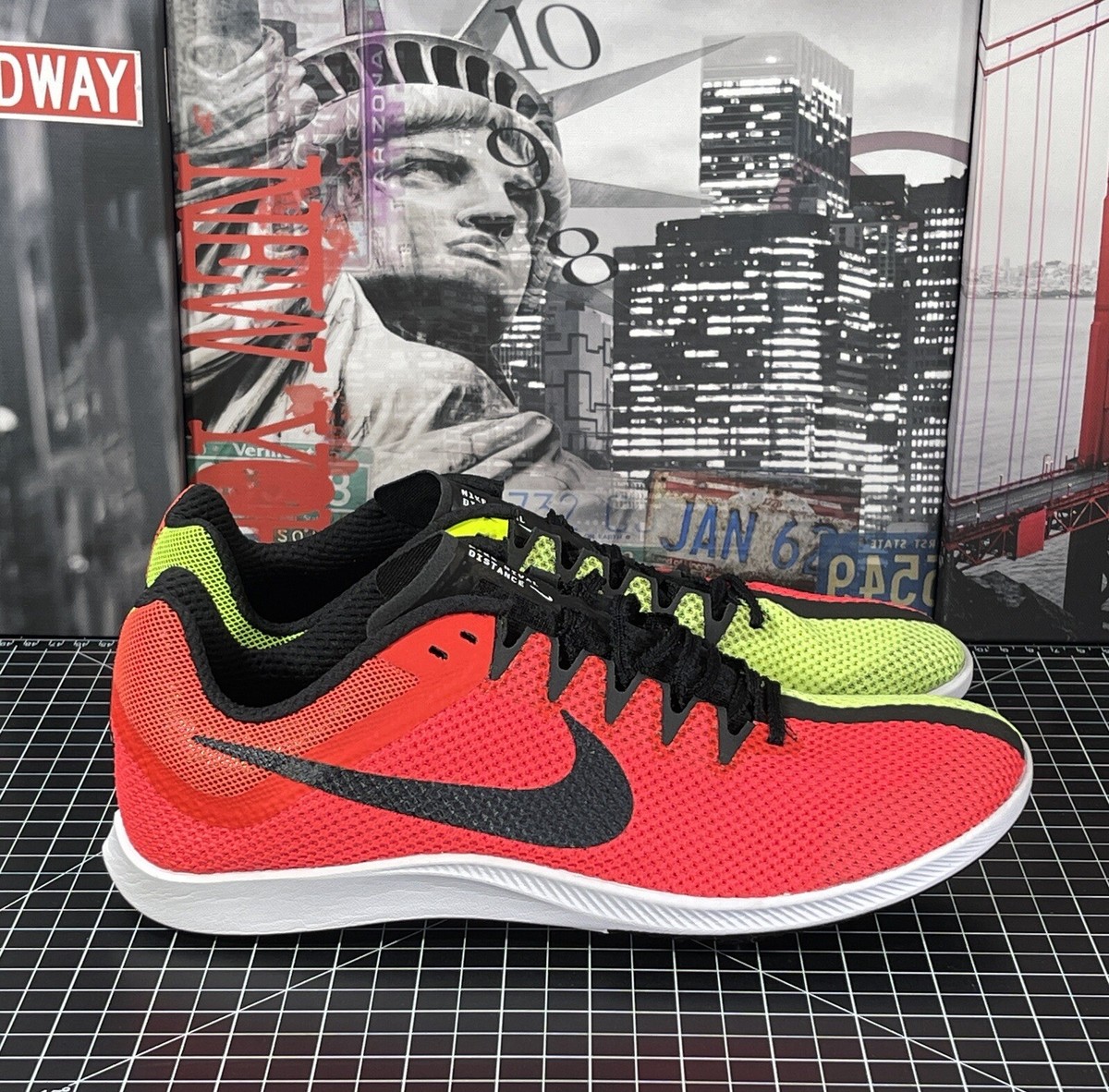 Nike Zoom Rival Track & Field Red Distance Spikes Men\'s Size 10.5 DC8725-601 New Nike Zoom Rival Track & Field Red Distance Spikes Men main image 2