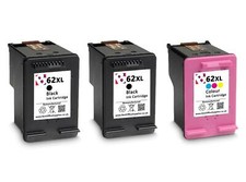 62XL Black and Colour Refilled Ink Cartridge For HP Envy 5542