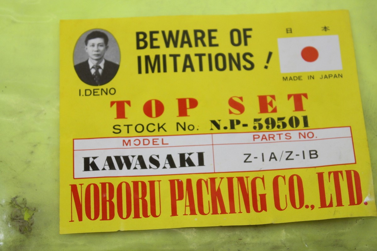 NEW NOBORU GASKET SET FOR KAWASAKI PART# Z-IA/Z-IB | eBay