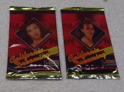 TWO (2) - Vintage SEALED packs - California Dreaming GIRLS - HOLO
