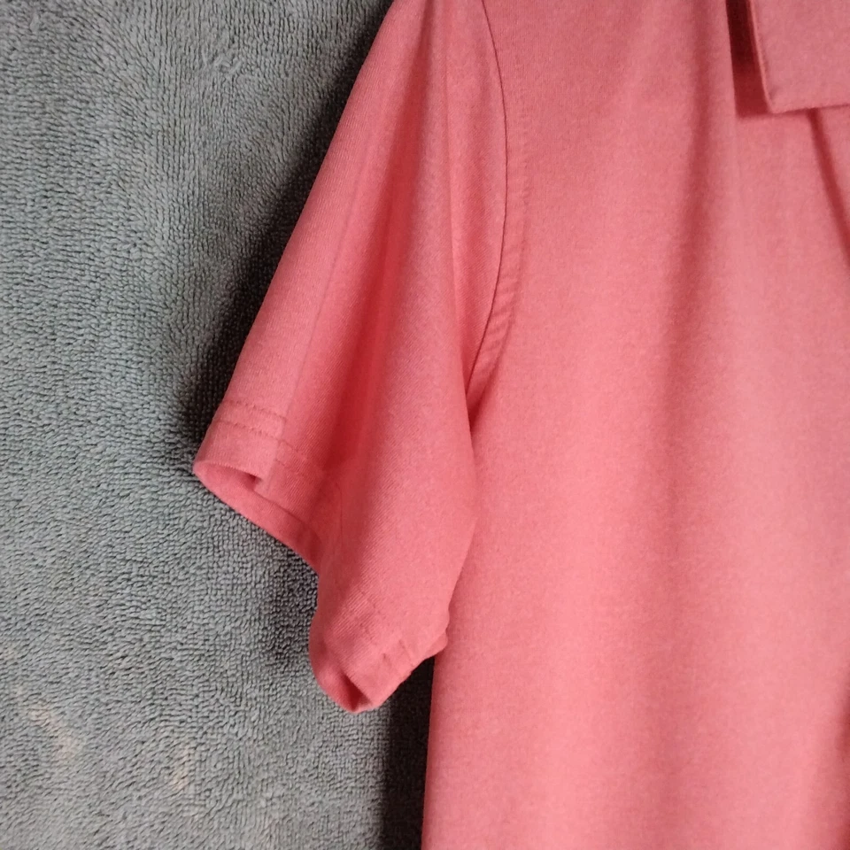 Camisa Polo Pebble Beach Para Mujer Talla M Naranja Manga Corta Rendimiento Top Foto 3 de 4