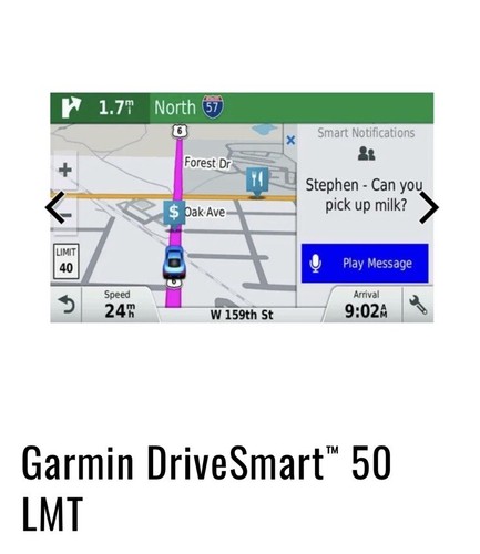 Navegador GPS Garmin DriveSmart 50 LMT - Imagen 9 de 18