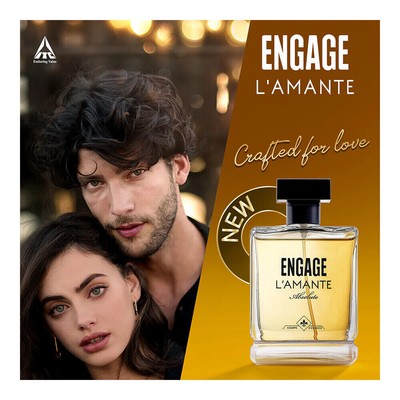 ITC STORE- Engage L'amante EDP, Perfume For Men, Long Lasting & Premium- 100ml.