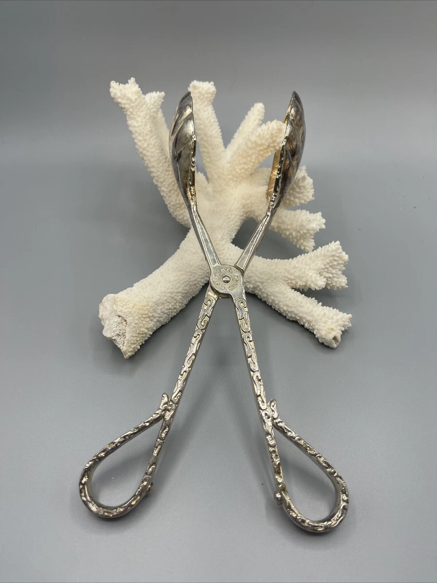 International Silver Salad Server Antique US Silver-Plated