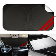Car Windshield Sun Shade Foldable Shield Cover Visor 63*34'' Fits Dodge Charger
