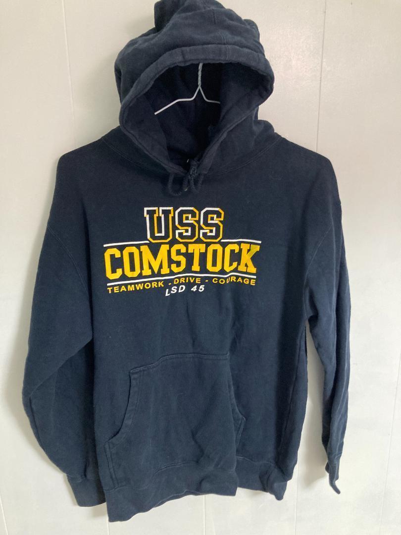 U.S. Imported Used Clothing U.S. Navy US NAVY Landing Ship Name Printed Pull u
