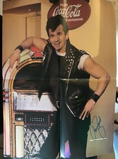 Adrian Zmed Signed Poster +Mackenzie Phillips Sally Struthers Autographed Grease