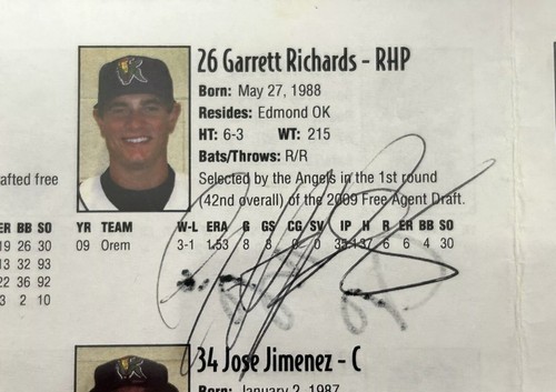 RARE 2010 Cedar Rapids Single-A Program Vintage Mike Trout Signed Autograph PSA - Picture 5 of 7