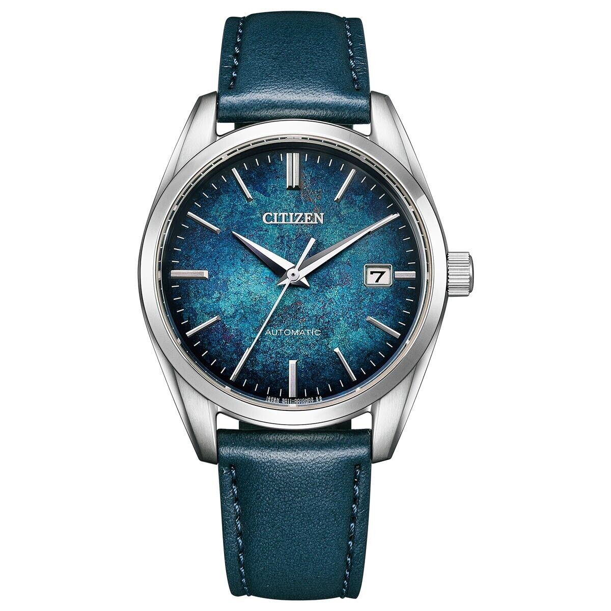 Citizen Collection NB1060-12L Mechanical Blue Silver Leaf Citizen Collection NB1060-12L Mechanical Blue Silver Leaf