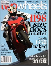 TWO WHEELS MAGAZINE X 4 Copies, January 2009, July 2009, Sept. 2009, Oct 2009
