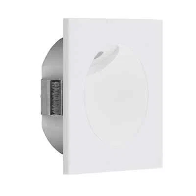 EGLO 96901 LED Einbauspot Einbaustrahler ZARATE 8x8cm 2W 200lm weiß EEK:E(Sp.A-G - Bild 1 von 4