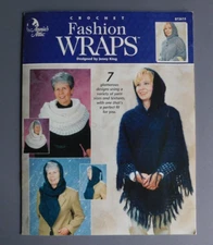 Crochet Fashion Wraps - 7 glamorous designs - 1999 Annie's Attic - 872615