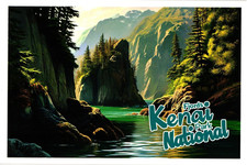 Continental Postcard Fjords Kenai National Park Alaska