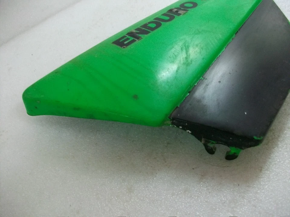 Изящный! 1977-1981 Yamaha DT125 Enduro левая сторона крышка пластиковый обтекатель DT 125 панели - Изображение 4 из 4