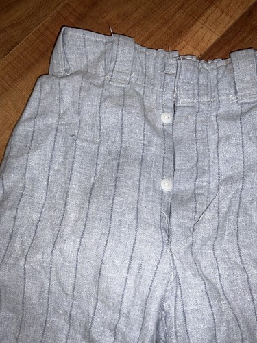 vintage brooklyn Los Angelas dodgers bat boy pinstripe knickers pants sz xs - 第 2/7 張圖片