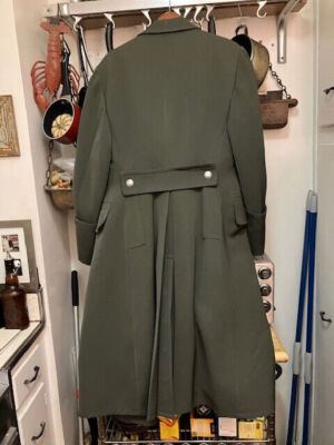 Mens Austrian Army Green Wool Great Coat | eBay