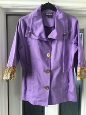 Ladies Lilac Jacket By Berek Size S