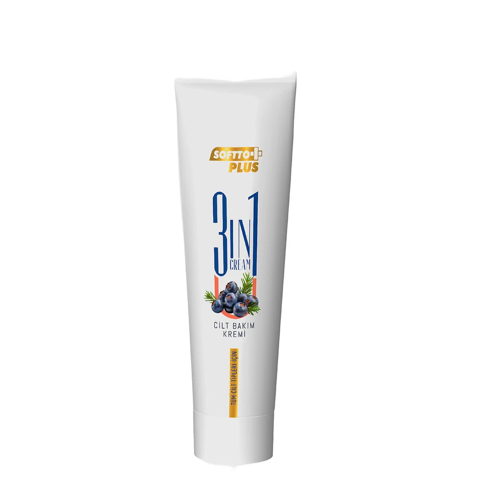 Softto+Plus 3in1 Skin Care Cream - Beruhigung, Feuchtigkeit & Schutz - 50 ml